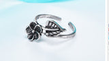 Sterling Silver Flower Ring