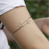 FREE Gold / Silver Double Arrow Arm Bangle